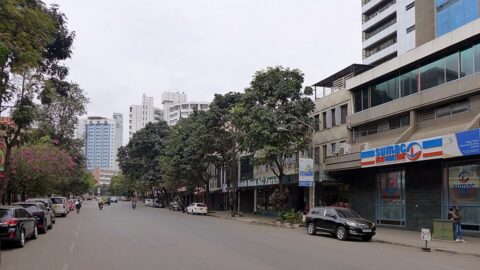 Koinange Street in Nairobi Kenya