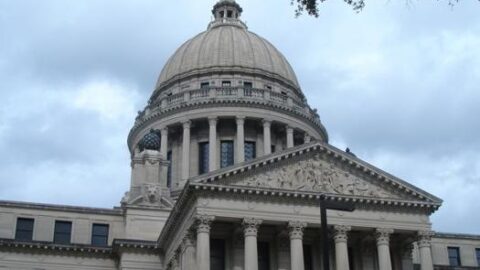 Mississippi State Capitol building in Jackson